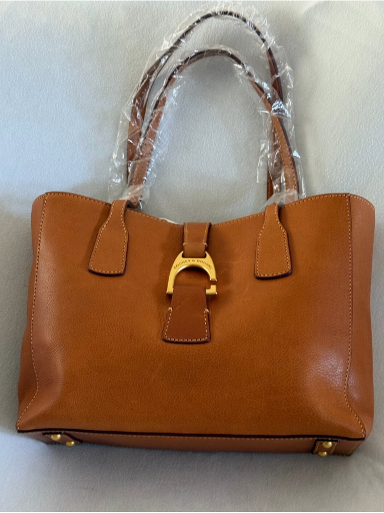 Dooney & Bourke Italian Florentine Leather Shoulder Tote Discontinued
